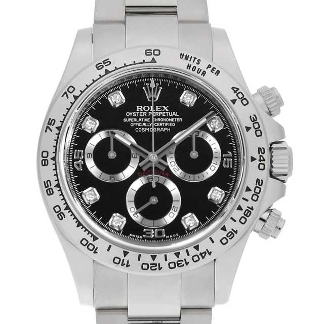116509G ブラック ROLEX（ロレックス）コスモグラフ デイトナ 8Pダイヤ