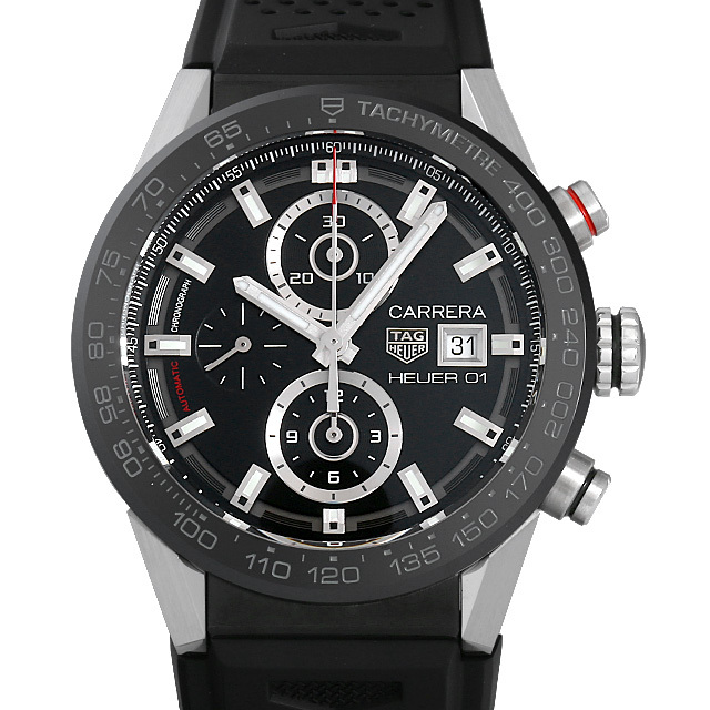 タグホイヤー カレラ キャリバーホイヤー01 クロノグラフ CAR201Z.FT6046 中古 メンズ