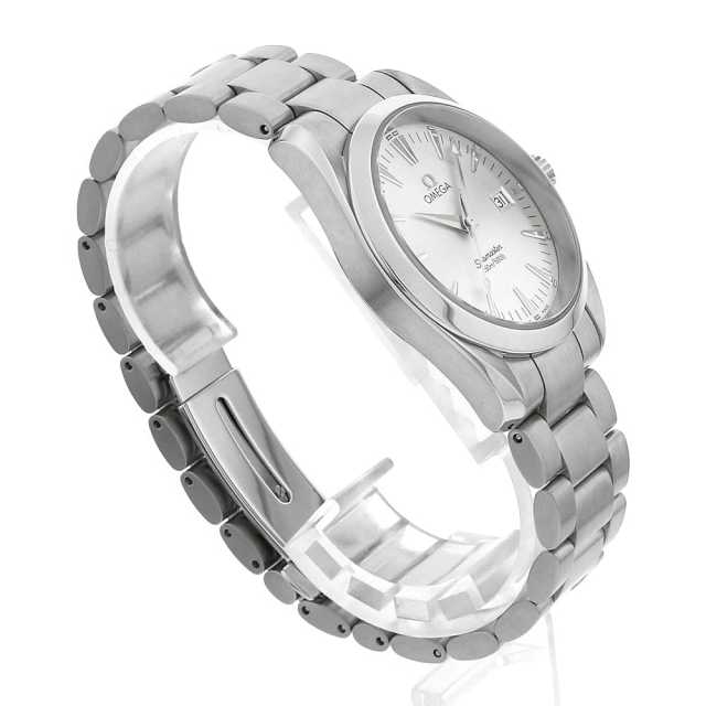 2518.30 シルバー OMEGA（オメガ）シーマスター アクアテラ 中古