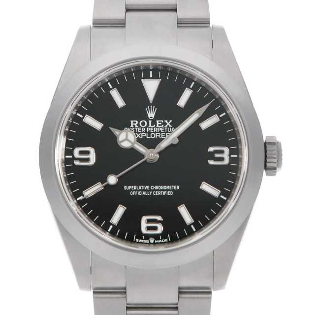 ロレックス エクスプローラー40 224270 ブラック ランダム番 メンズ 中古 腕時計 224270 ブラック ROLEX（ロレックス）エクスプローラー40 中古 | 東京