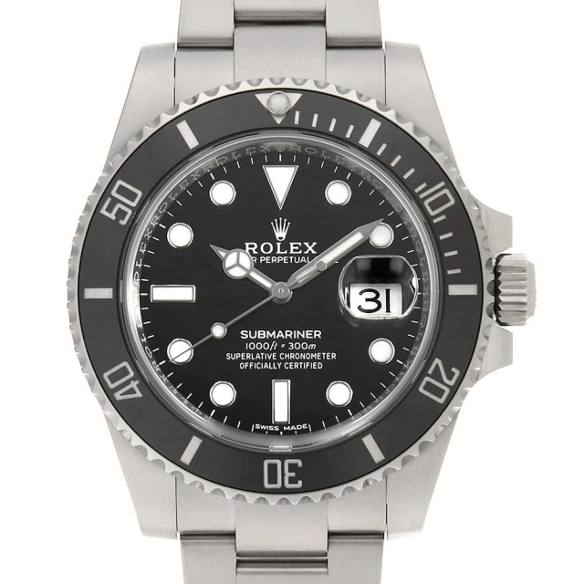 116610LN ブラック ROLEX（ロレックス）サブマリーナ デイト 中古