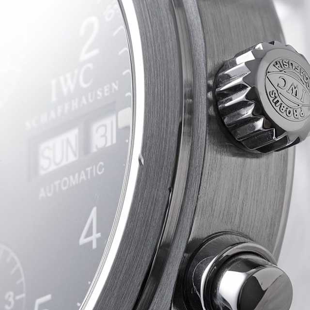 IW370607(3706-07) ブラック IWC メカニカルフリーガークロノ 中古