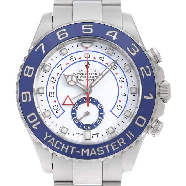 ROLEX Yacht Master II, New Mercedes Hands, 116680, White, Random Serial Number Used Men's Watch