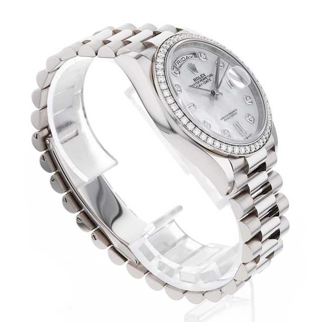 128349RBR ホワイトシェル ROLEX（ロレックス）デイデイト36 ベゼル