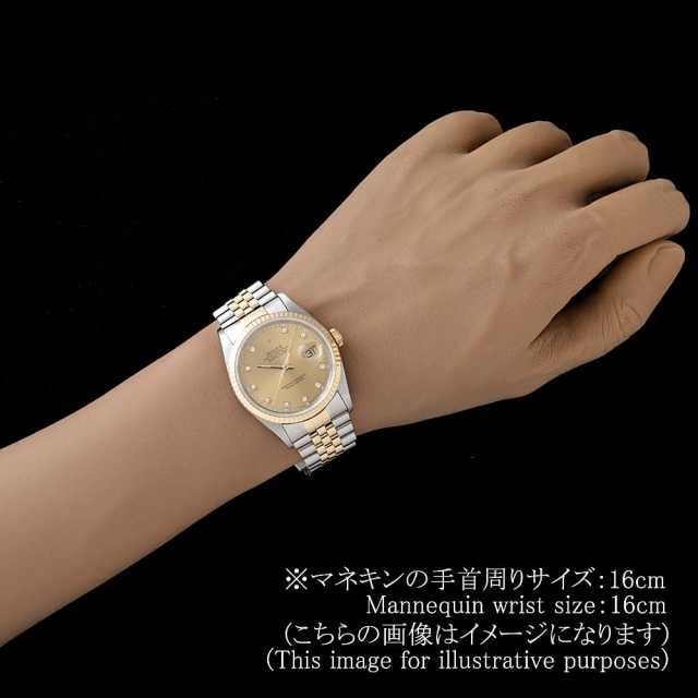 ROLEX Datejust 16233G Men's Used