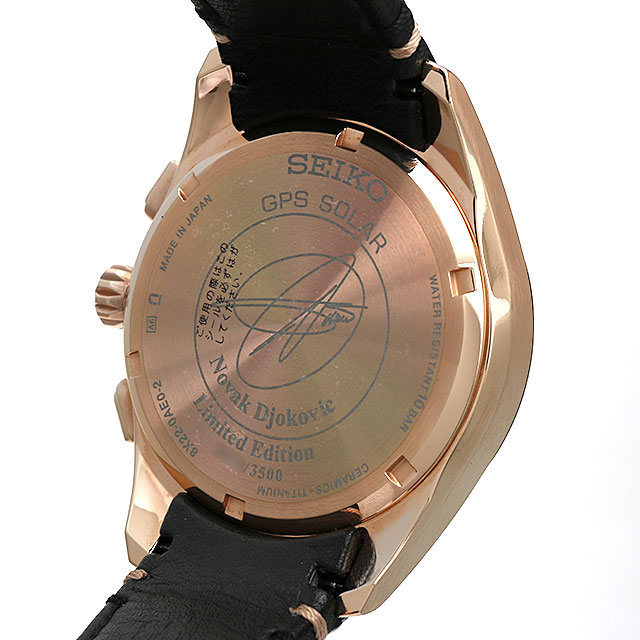 アストロン ノバクジョコビッチ 2016 リミテッドエディション 世界3500本限定 SBXB105 サブ画像２