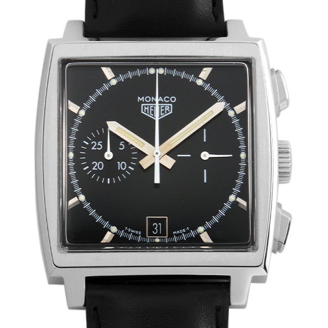 タグホイヤー TAG HEUER CW2113 モナコ クロノグラフ 自動巻き メンズ  