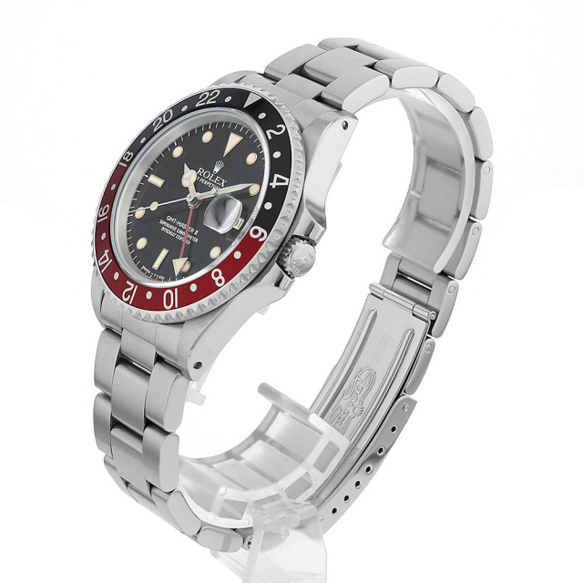 16760 ブラック ROLEX（ロレックス）GMTマスターII ファットレディ