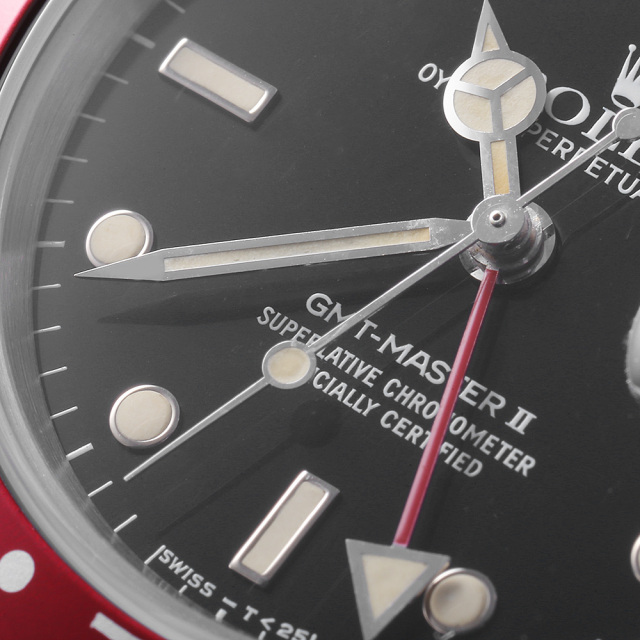 16760 ブラック ROLEX（ロレックス）GMTマスターII ファットレディ