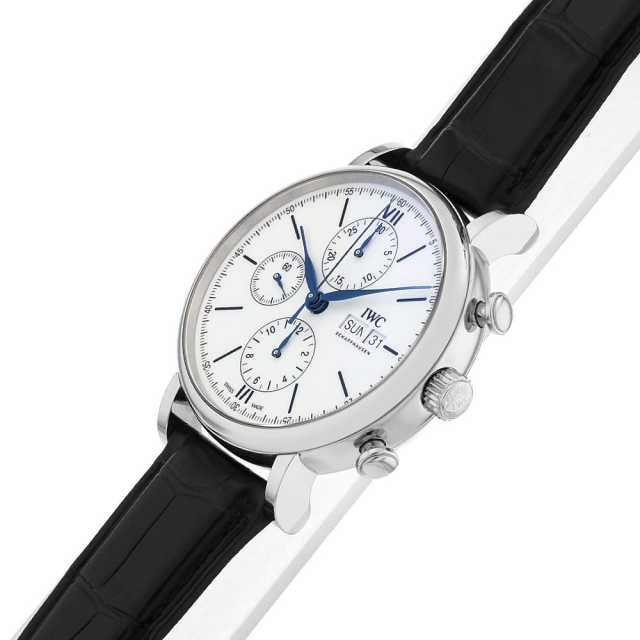 IWC ポートフィノクロノグラフ 150 イヤーズ IW391024 メンズ 中古 腕時計 IW391024 ホワイト IWC ポートフィノクロノグラフ 150 イヤーズ 中古