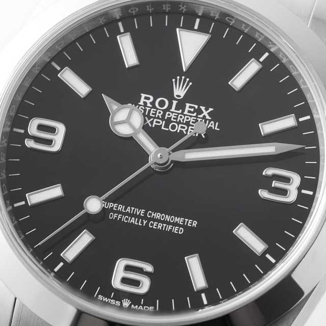 りおみゅー 224270 ブラック ROLEX（ロレックス）エクスプローラー40 中古
