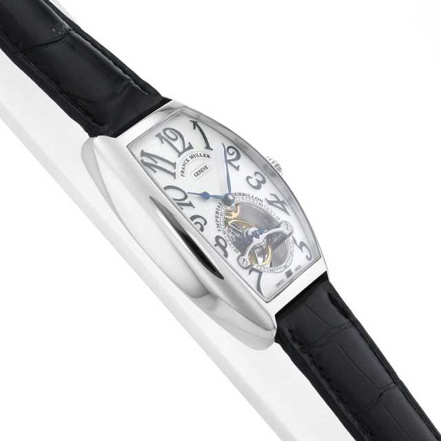 フランクミュラー トノーカーベックス 5850TENG PT メンズ 中古