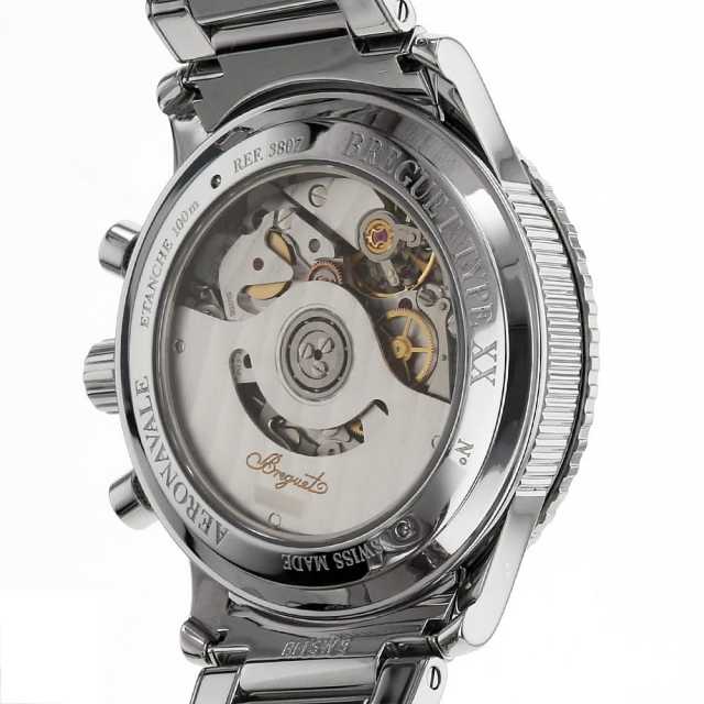 3807ST/J2/SW9 ブルー Breguet（ブレゲ）アエロナバル 世界1000