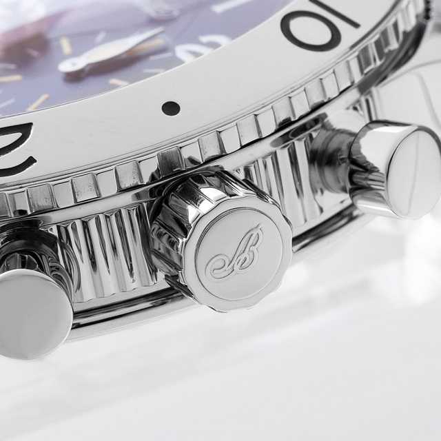 3807ST/J2/SW9 ブルー Breguet（ブレゲ）アエロナバル 世界1000