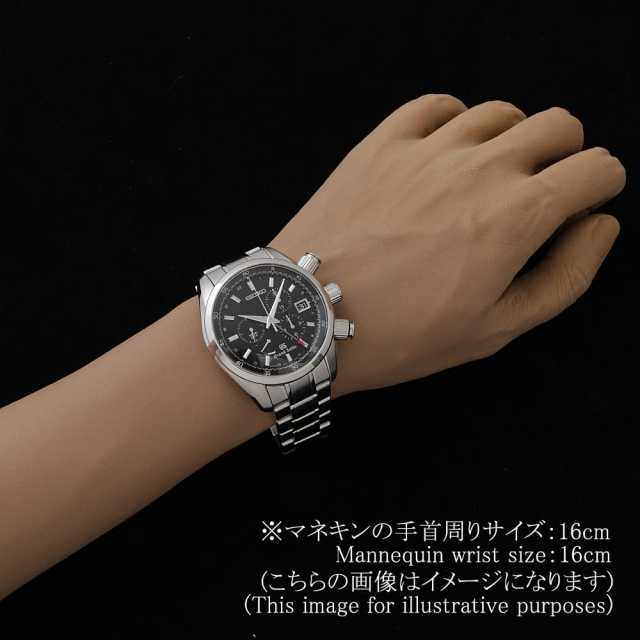 [美品]Grand Seiko スプリングドライブ クロノグラフ　sbgc003 SBGC003 ブラック Grand Seiko（グランドセイコー）スポーツ