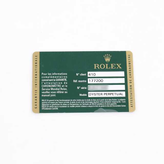 ロレックス オイスターパーペチュアル 177200 ボーイズ(ユニセックス) 中古