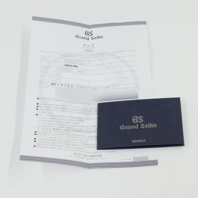 Grand Seiko Mechanical SBGL001 Men's Used