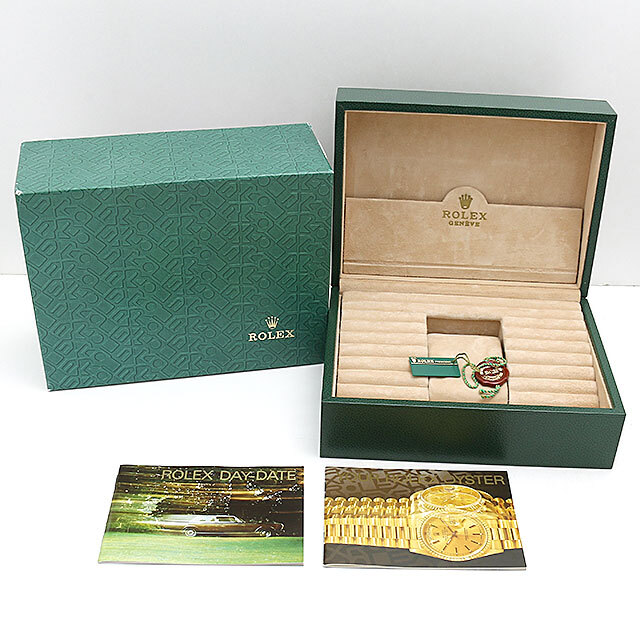 しのぶ　ご確認ください ロレックス デイデイト バーク オニキス文字盤 E番 Ref.18308