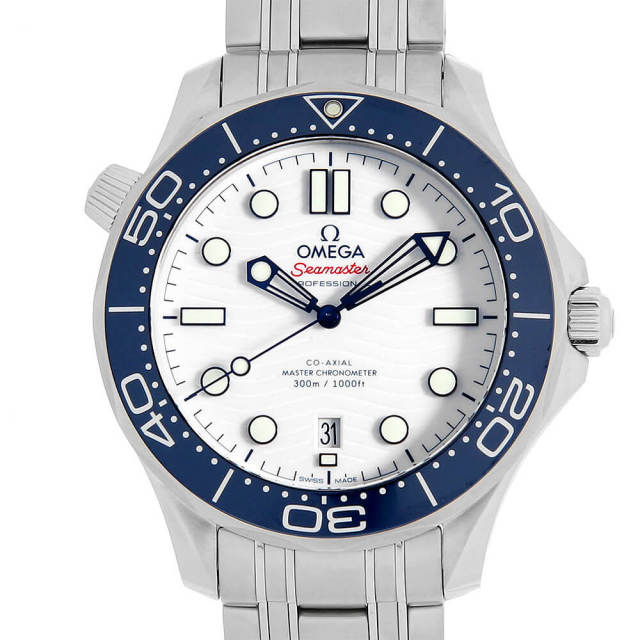 522.30.42.20.04.001 ホワイト OMEGA（オメガ）シーマスター ダイバー  