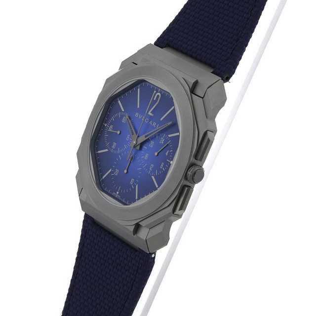 103889 ブルー BVLGARI（ブルガリ）オクト フィニッシモ クロノグラフ