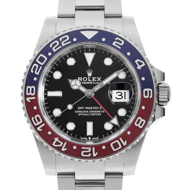 ロレックス GMTマスター 126710BLRO メンズ 中古