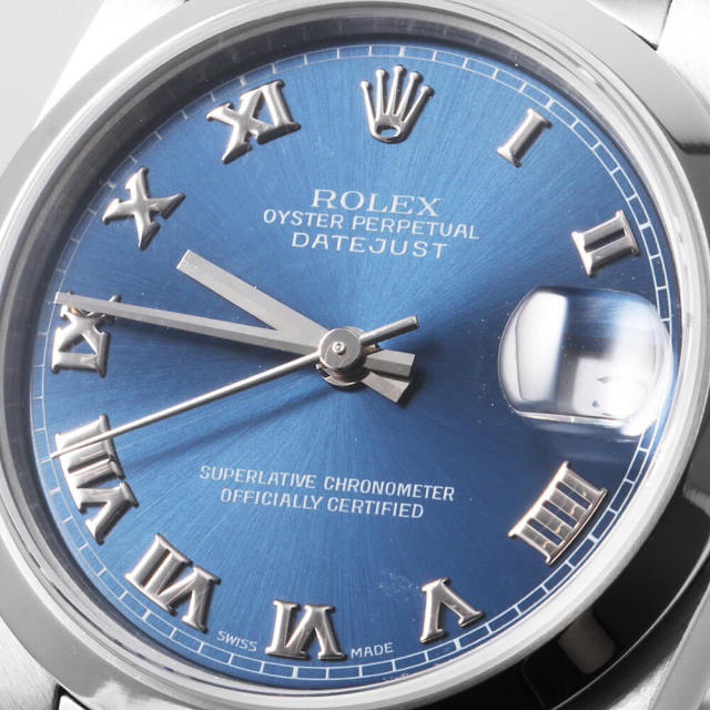 78240 ブルー ROLEX（ロレックス）デイトジャスト 中古 | 東京・大阪の  