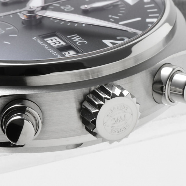 IW388111 ブラック IWC パイロット ウォッチ クロノグラフ 41