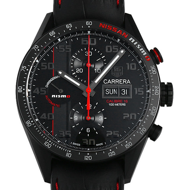 タグホイヤー カレラ クロノグラフ 日産ニスモ限定モデル CV2A82.FC6237 中古 メンズ