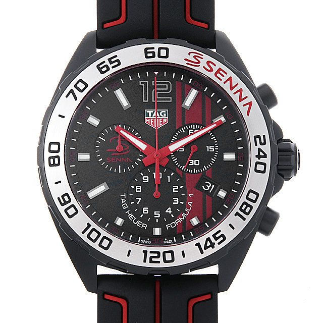 タグホイヤー フォーミュラ１ アイルトン・セナ クロノグラフ CAZ1019.FT8027 中古 メンズ
