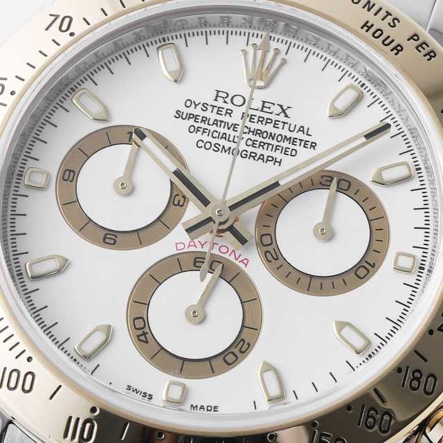 【福袋セール】 116523 デイトナ ROLEX（ロレックス）コスモグラフ ホワイト 時計