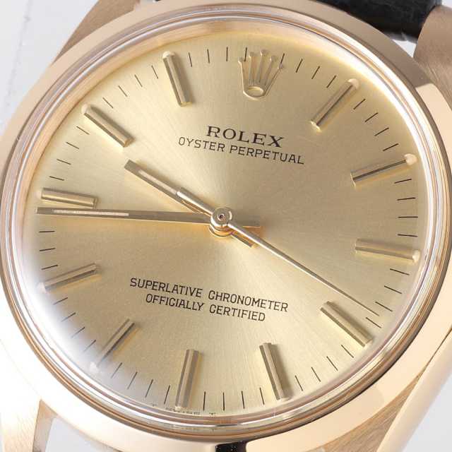 1002 シャンパン ROLEX（ロレックス）オイスターパーペチュアル