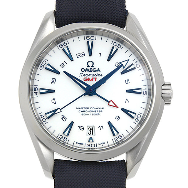 オメガ シーマスター アクアテラ 150M マスターコーアクシャル クロノメーター GMT グッドプラネット 231.92.43.22.04.001 中古 メンズ