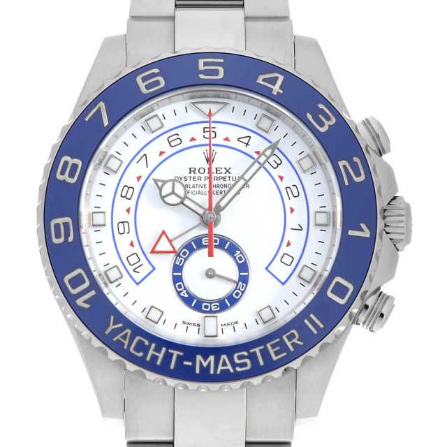 まくみページ 116680 ホワイト ROLEX（ロレックス）ヨットマスターII 新型ベンツ針
