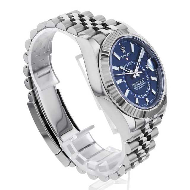 セール(SALE)開催中！ファッション通販 326934 中古 ROLEX（ロレックス）スカイドゥエラー ブルー 時計