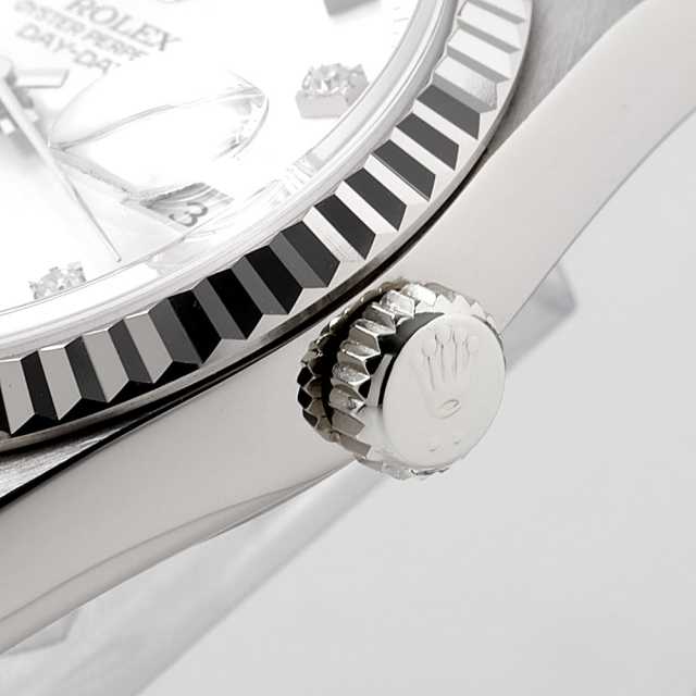 18239A シルバー ROLEX（ロレックス）デイデイト 8Pダイヤ 2P