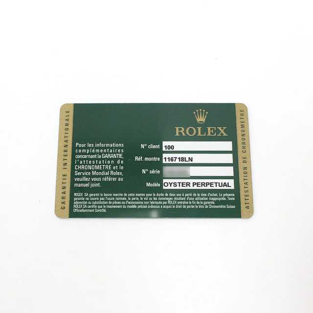 ロレックス GMTマスター 116718LN メンズ 中古