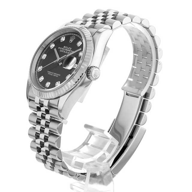 126234G ブラック ROLEX（ロレックス）デイトジャスト36 10Pダイヤ