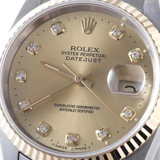 ロレックス デイトジャスト 16233G メンズ 中古