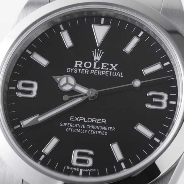 ROLEX 新型ボックス6個　中古　HK 214270 ブラック ROLEX（ロレックス）エクスプローラーI 後期型