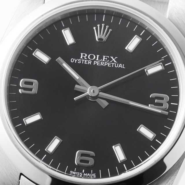 Rolex オイスターパーペチュアル　ブラック　ボーイズ　77080 77080 ブラック ROLEX（ロレックス）オイスターパーペチュアル 中古