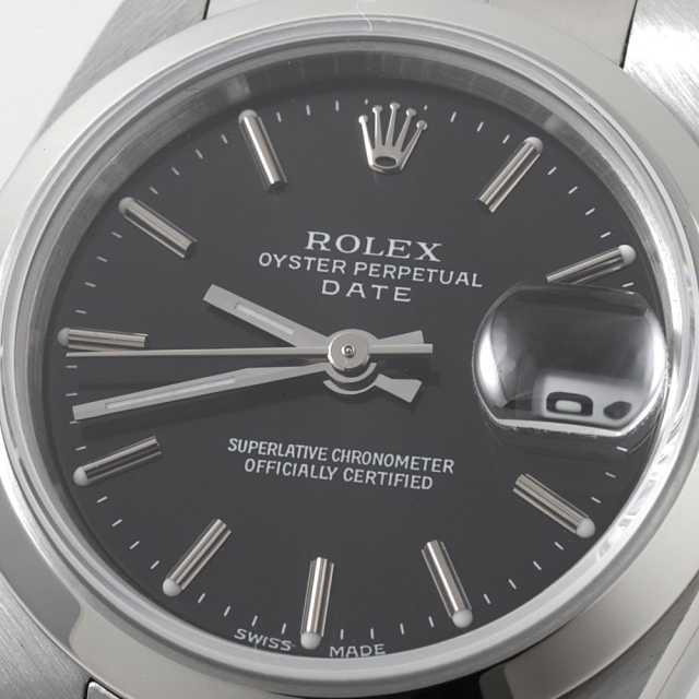 79160 ブラック ROLEX（ロレックス）オイスターパーペチュアル デイト