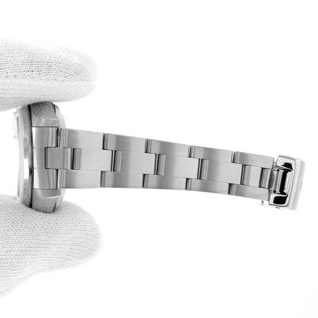 ロレックス オイスターパーペチュアルデイト レディース時計 Oyster Perpetual Date 79160(P) SS レディース時計 ブラック 仕上げ済 2000年 美品 【中古】 79160 ブラック ROLEX（ロレックス）オイスターパーペチュアル デイト