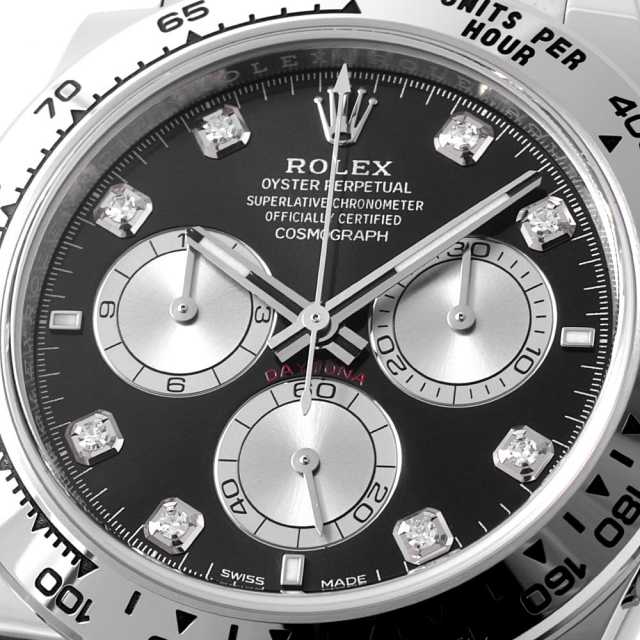 126509G ブラック ROLEX（ロレックス）コスモグラフ デイトナ 8Pダイヤ