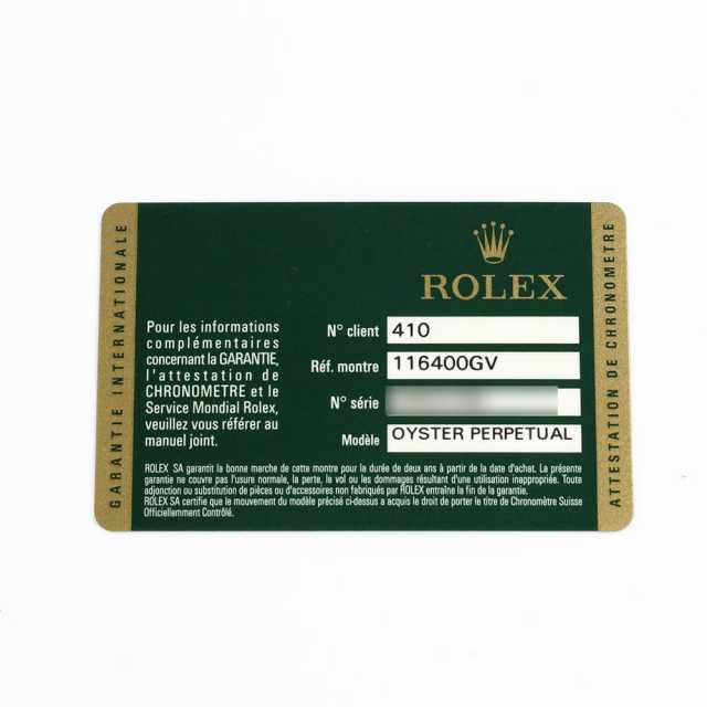 ROLEX Milgauss 116400GV Men's Used