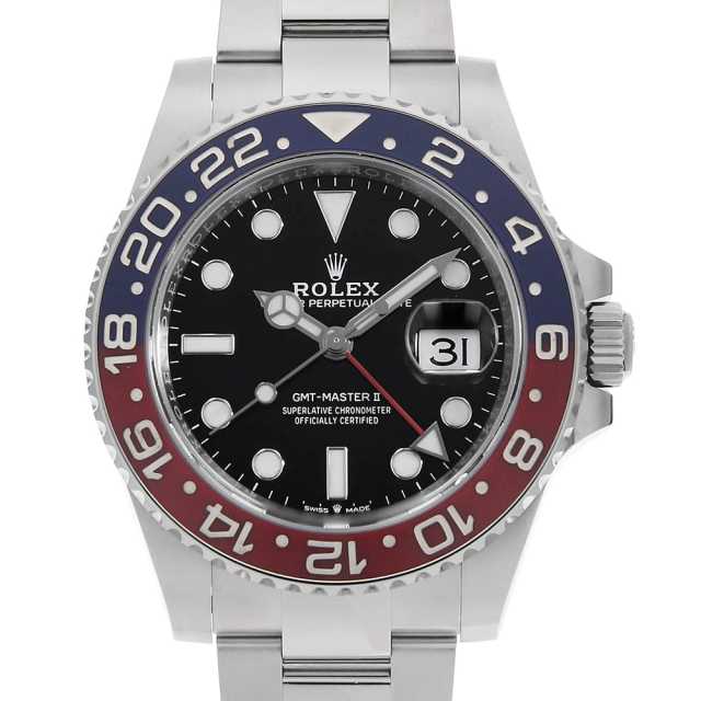 ロレックス GMTマスター 126710BLRO メンズ 中古