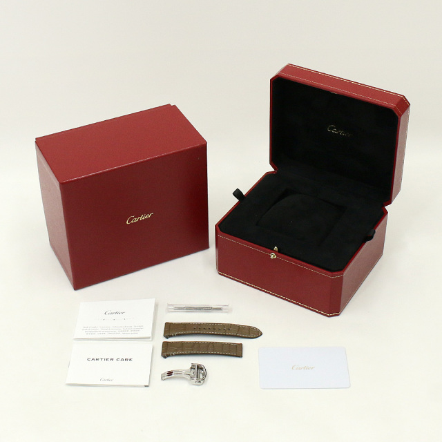 【極美品】Cartier サントス ドゥ カルティエ マネークリップ　箱　保存袋 極美品】Cartier サントス ドゥ カルティエ マネークリップ 箱