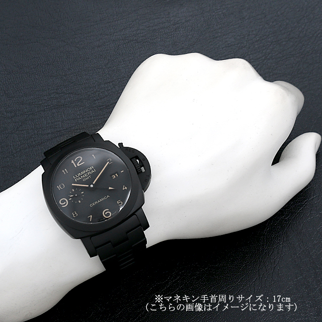 トゥットネロ ルミノール1950 3デイズ GMT PAM00438 サブ画像４
