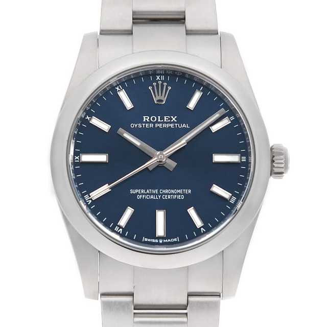 Rolex Oyster Perpetual 124200 Blue Random Serial Used Men's