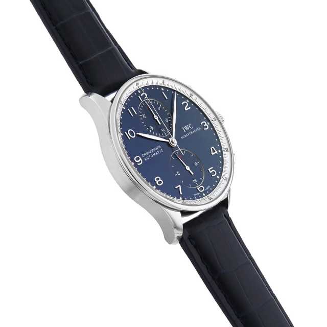 IW371432 ブルー IWC ポルトギーゼ クロノグラフ ローレウス 限定2000