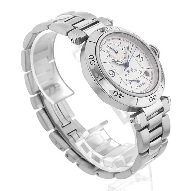 ko_ok22　Cartier カルティエ パシャ　GMT 腕時計 カルティエ パシャC GMT W31029M7 中古 | アルファオメガ